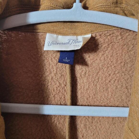 Heather Camel Blazer - sweatshirt material - super soft! size L - Picture 2 of 4